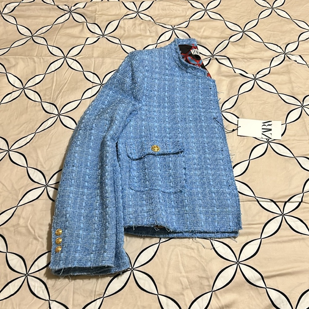 Zara Women’s Tweed Blazer - Picture 7 of 7